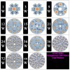 high power 12W 70mm/300mm /12 x 1W LED_Platine 38.4-40.8V/300-350mA